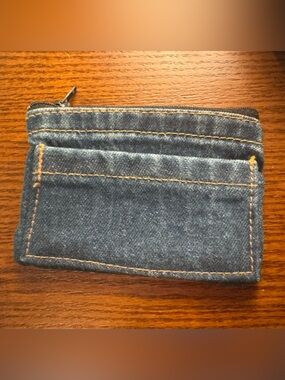 Blue Denim coin purse